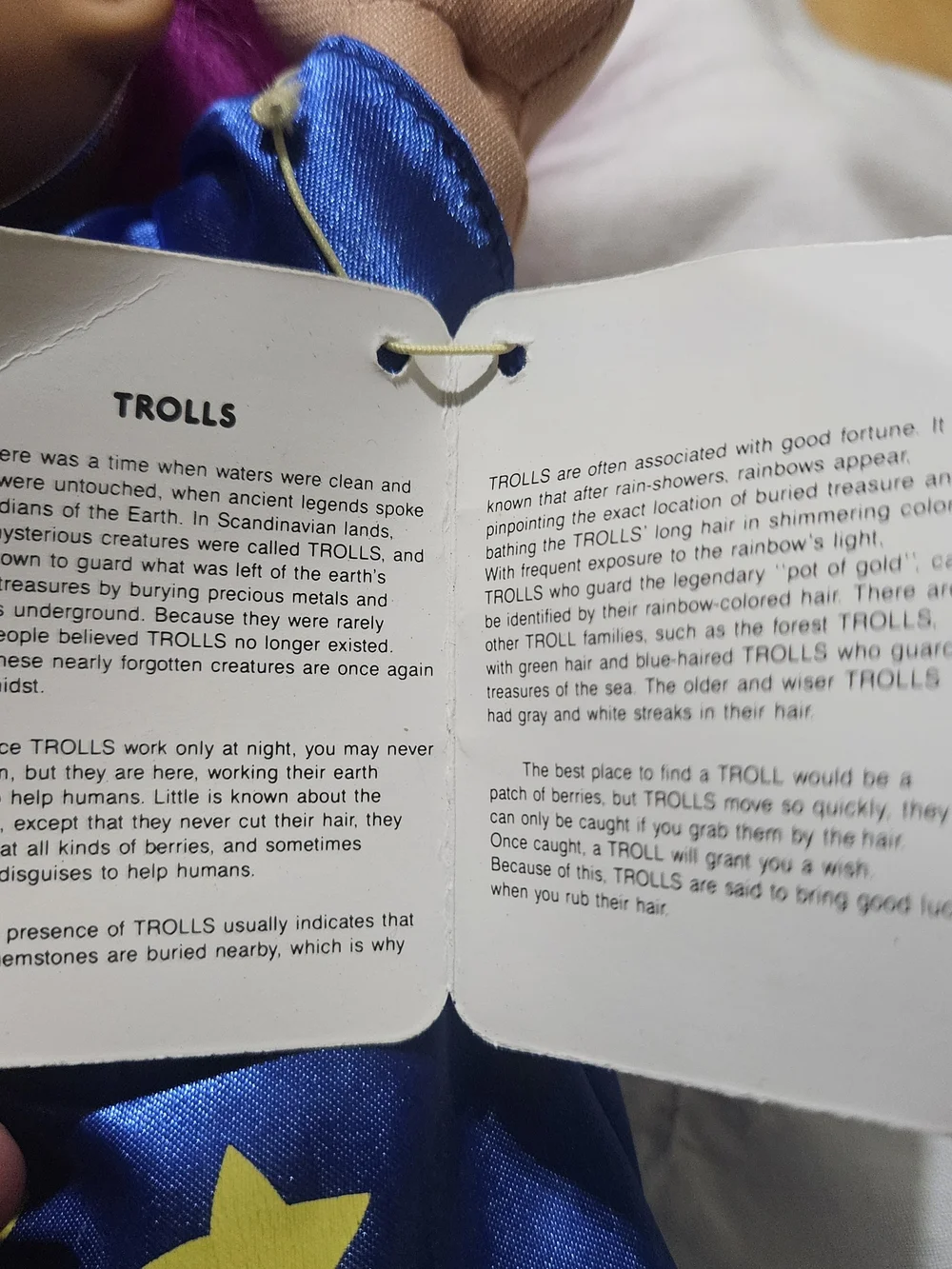 Russ Wizard Troll Plush Doll Pink Hair